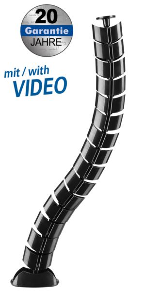 Transmedia Flexible Cable Management, Black