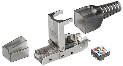Transmedia Tool-less RJ 45 plug STP CAT 6A